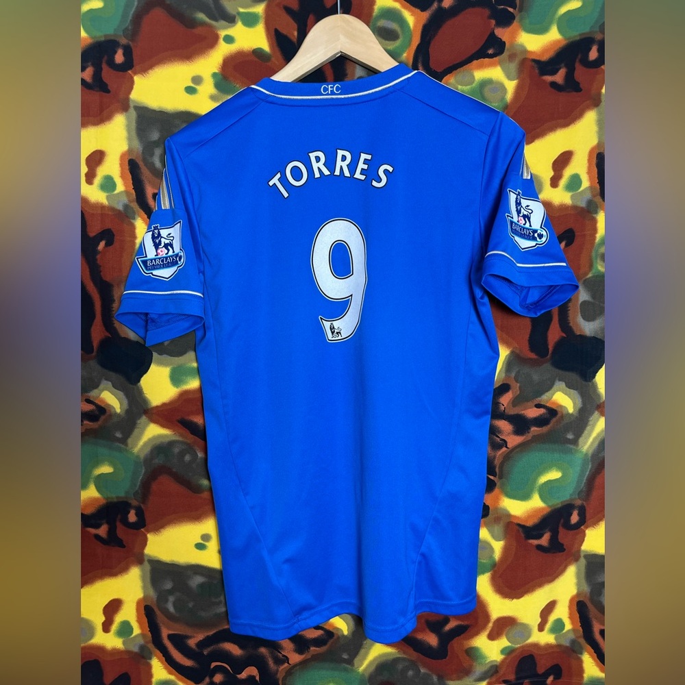 Chelsea Football Club Torres Adidas Samsung Blue Jersey